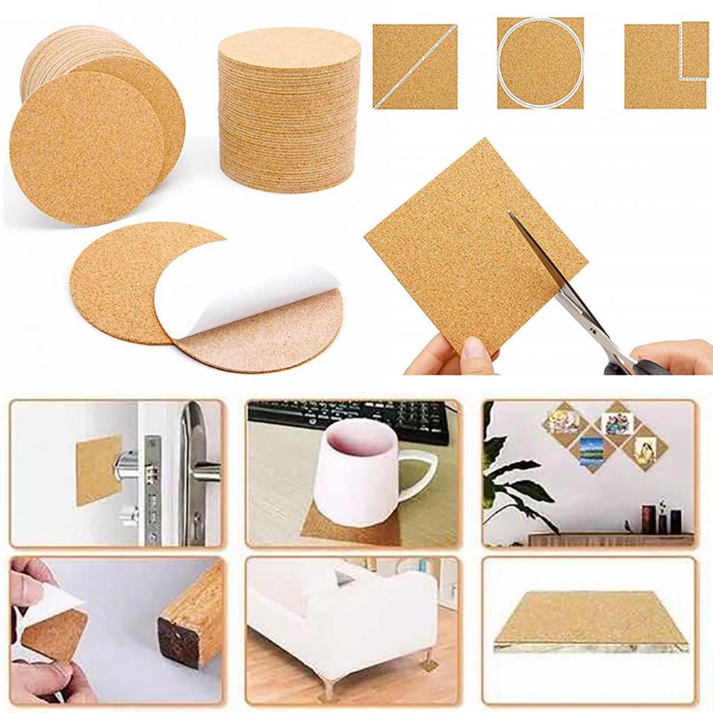 Home Bar Supplies - Sous-verres carrés en liège, 10 pièces,