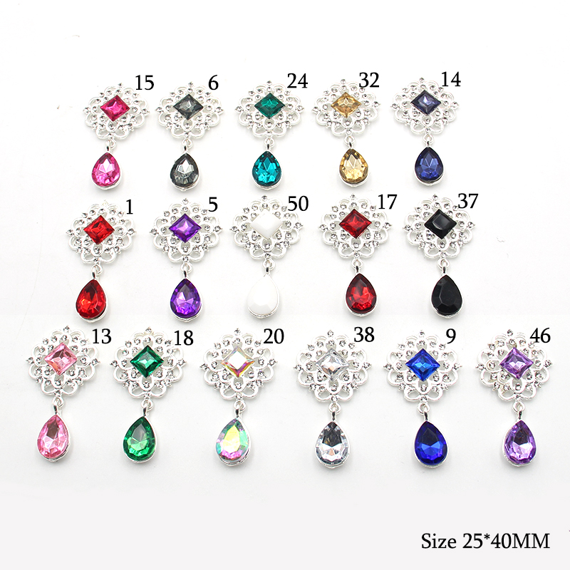 Cocktail Recipe Book - Broche en cristal strass brillant 25x46MM