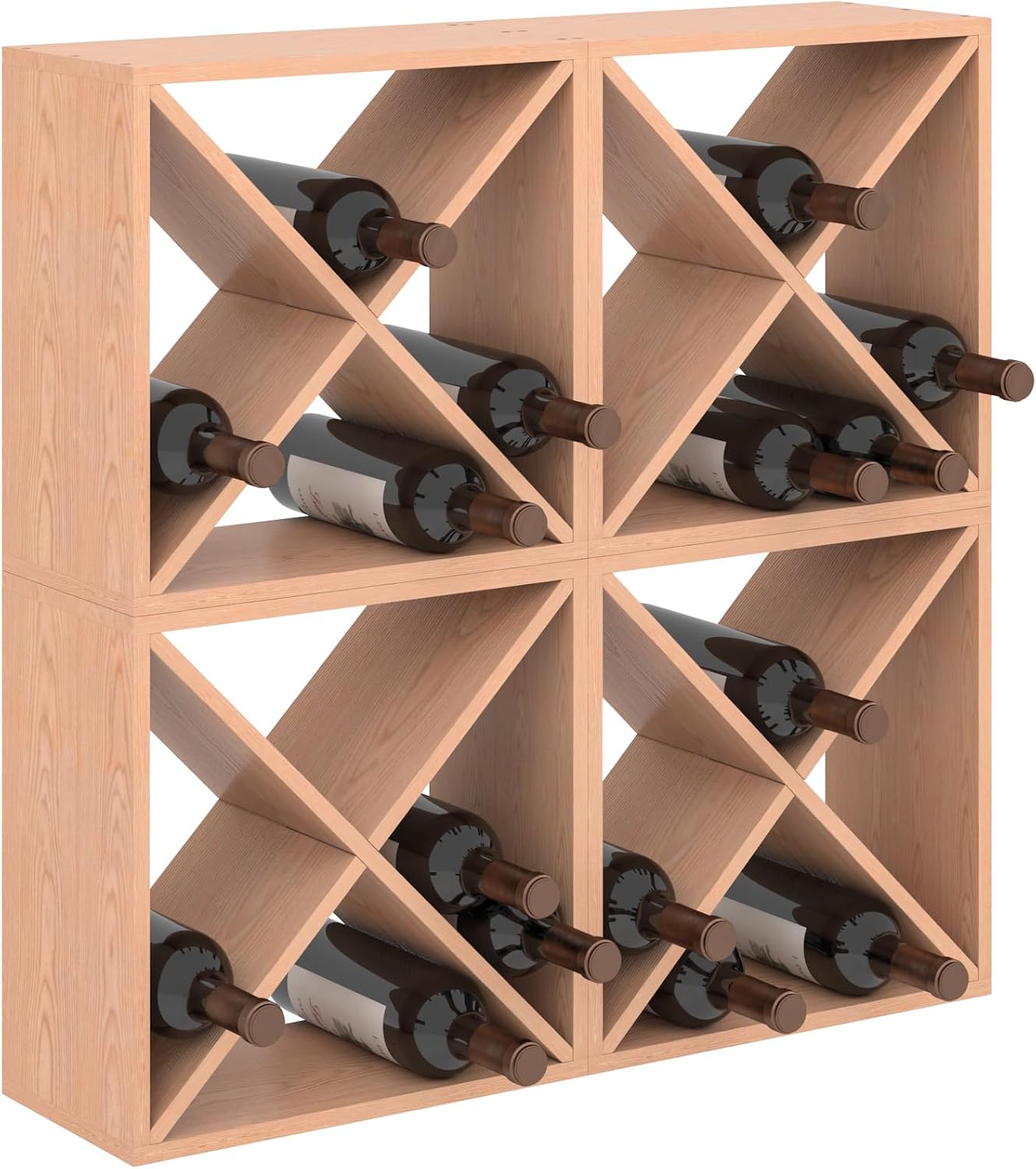 Home Bar Shelf - Range-bouteilles pour 96 bouteilles, meuble de