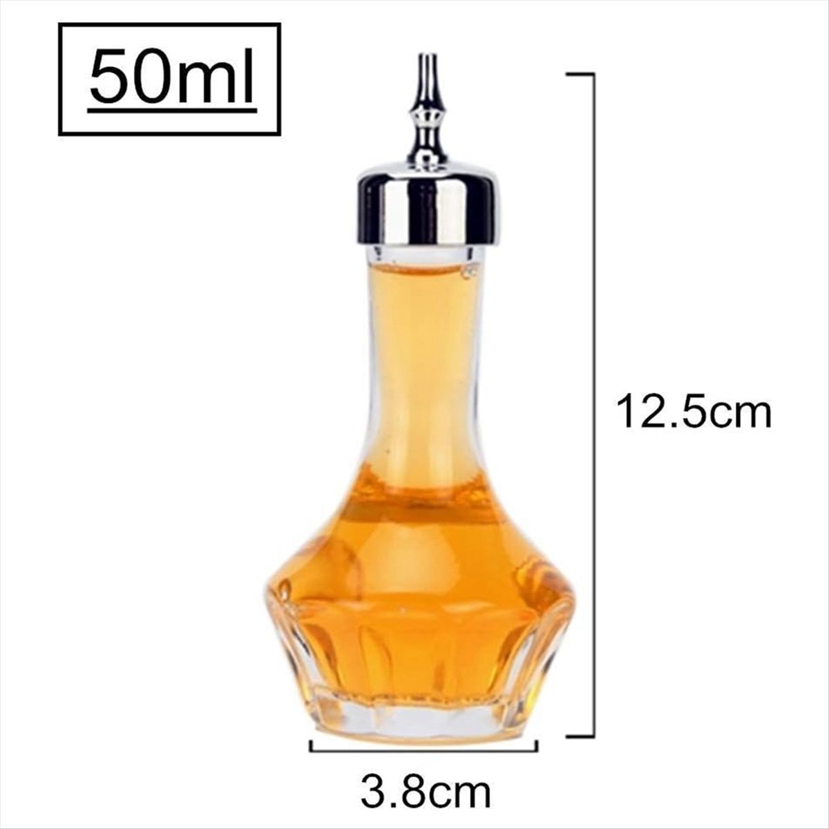 Bitters Bottle Set - Ensemble de 6 bouteilles de verre