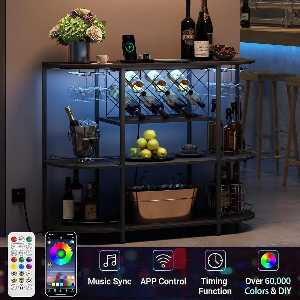 Table basse noire à 3 niveaux  - Home Bar And Kitchen avis et prix