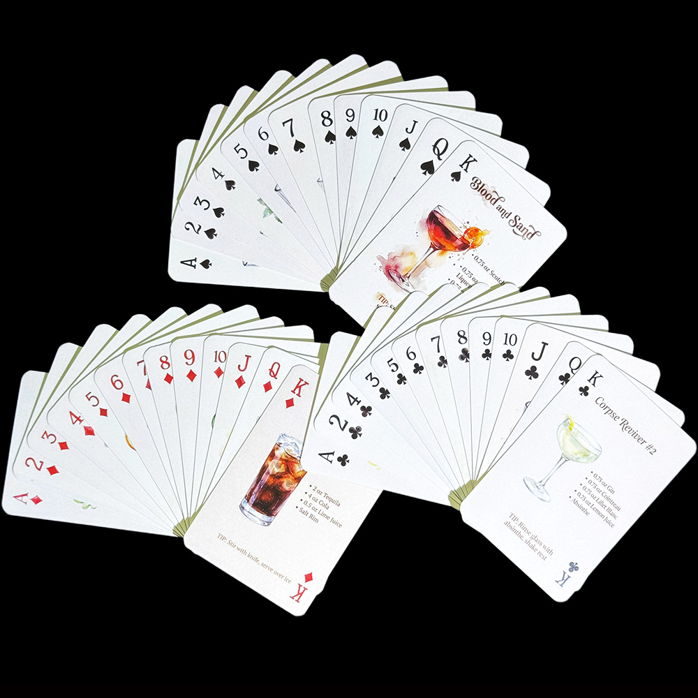 54 cartes de recettes de cockt - Cocktail Recipe Book avis et prix