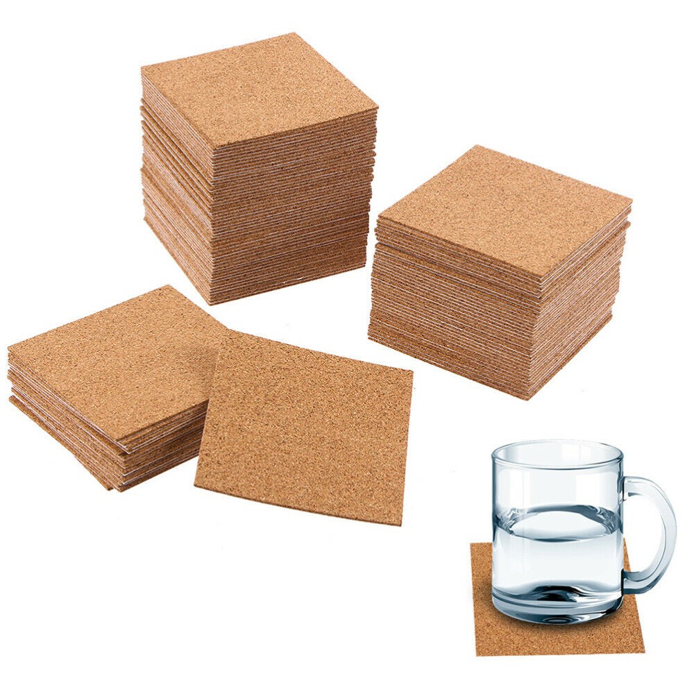 Sous-verres carrés en liège, 1 - Home Bar Supplies avis et prix