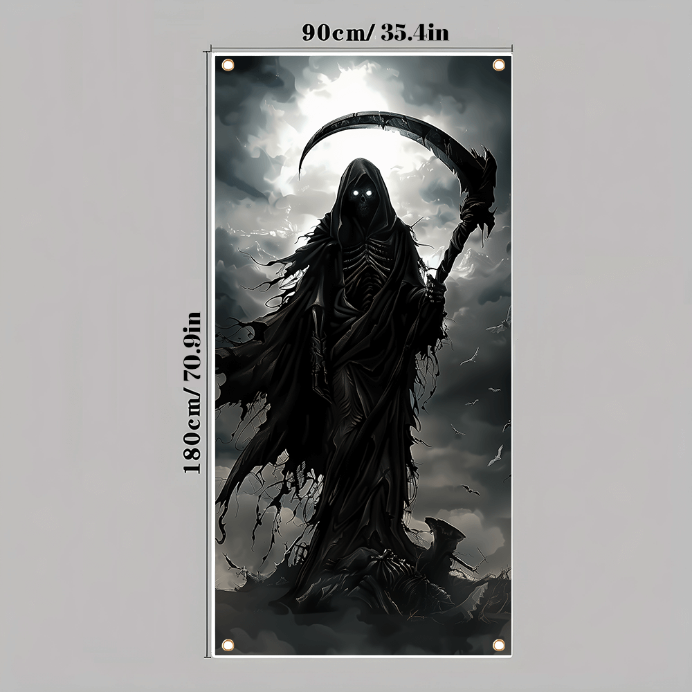 Le Grim Reaper tient un rideau - Home Bargains avis et prix