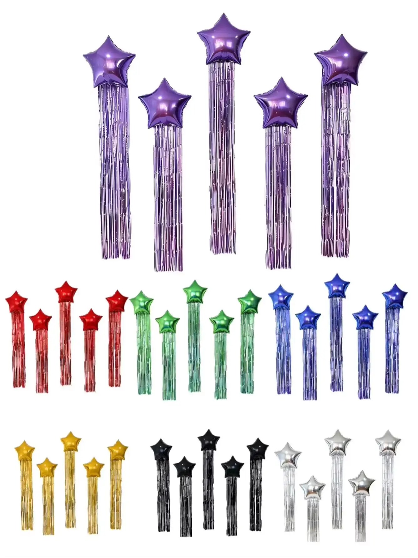 Lot de 6 ballons étoiles à cin - Home Bargains avis et prix