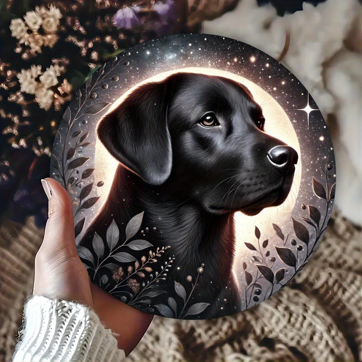 Charmant labrador noir et chat - Home Bar And Kitchen avis et prix
