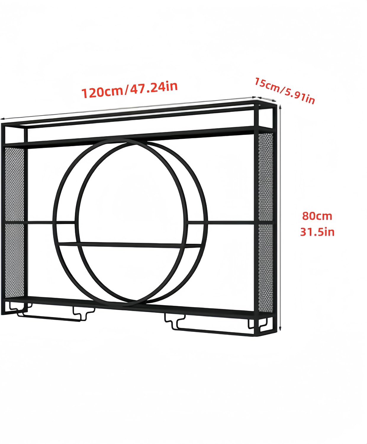 Étagère murale en métal noir p - Home Bar Shelves avis et prix