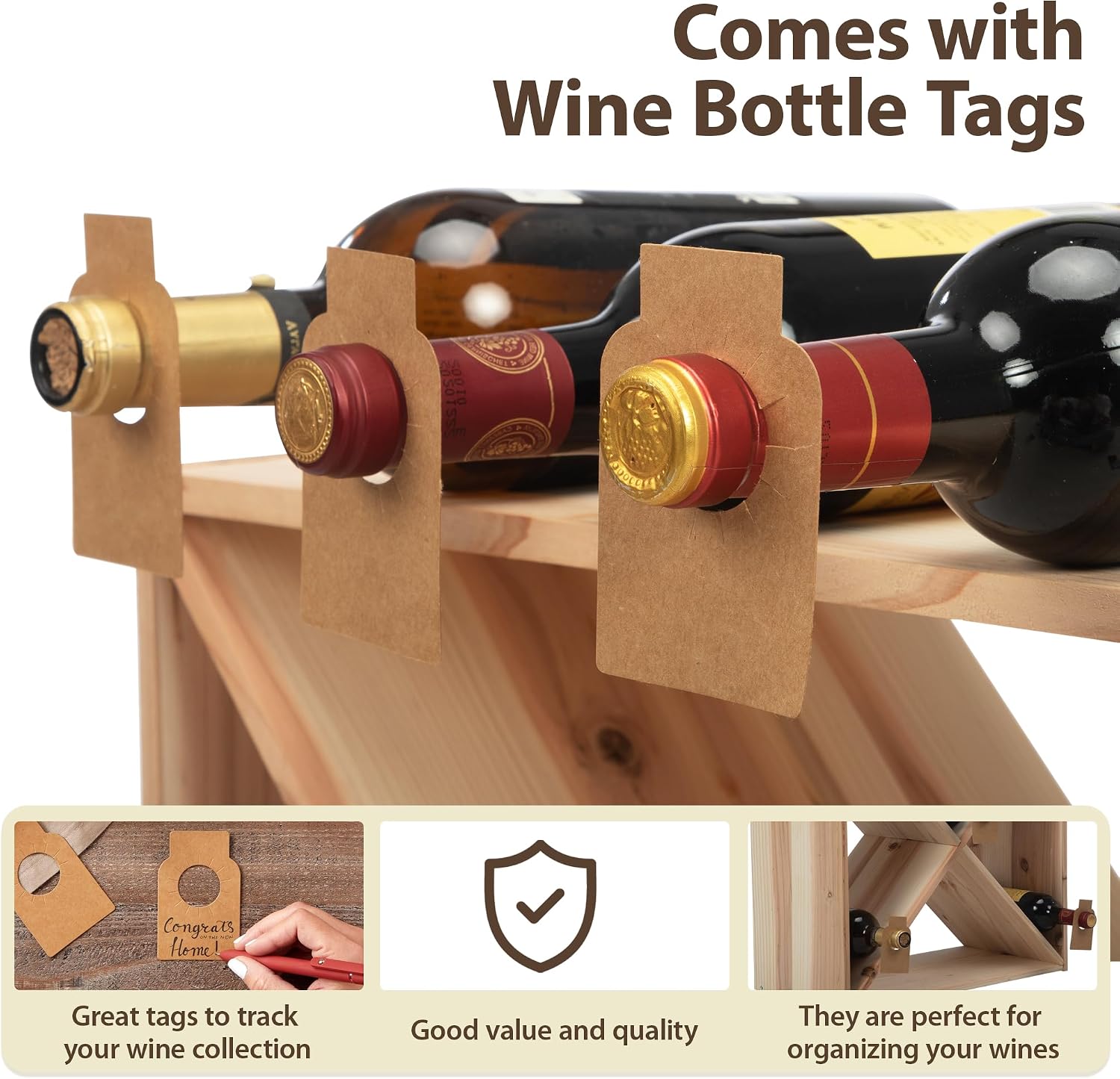 Range-bouteilles pour 96 boute - Home Bar Shelf avis et prix