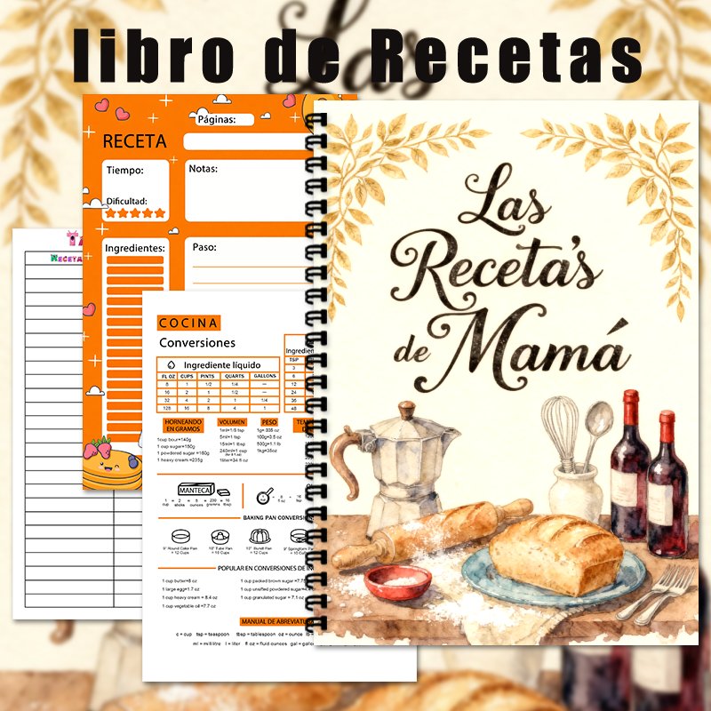 Carnet de recettes en espagnol - Cocktail Recipe Book avis et prix